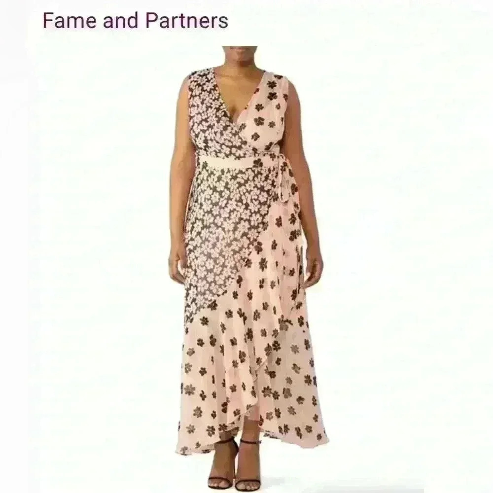 Fame and Partners floral dress Size 14